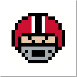 8-Bit Helmet - Atlanta Posters and Art